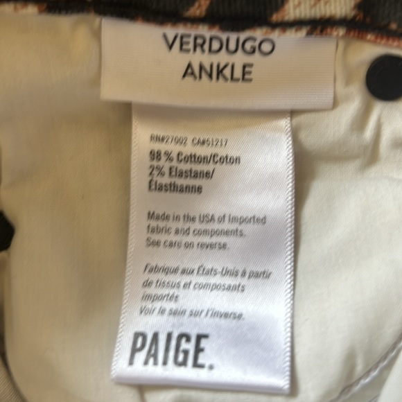 PAIGE Verdugo ankle pants - Picture 4 of 7